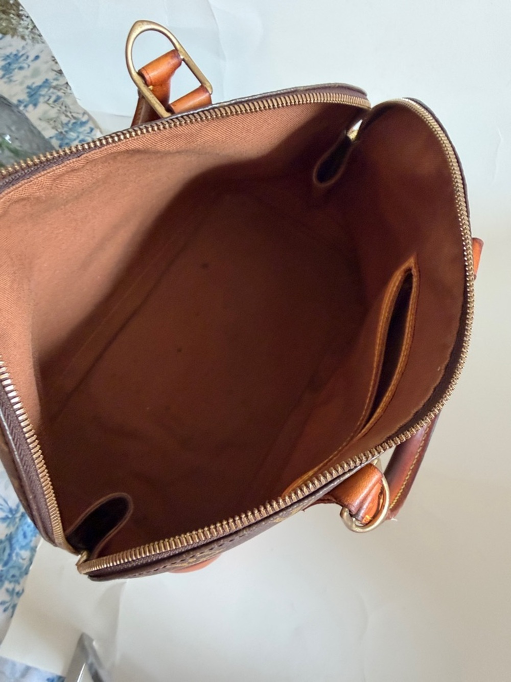 Louis Vuitton Monogram Canvas Satchel in Brown and Tan - Picture 6 of 10